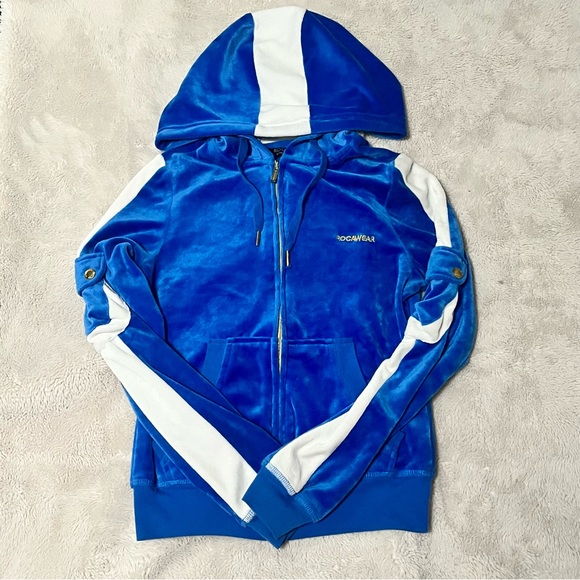 ROCAWEAR VELOUR ZIP UP - Picture 2 of 5